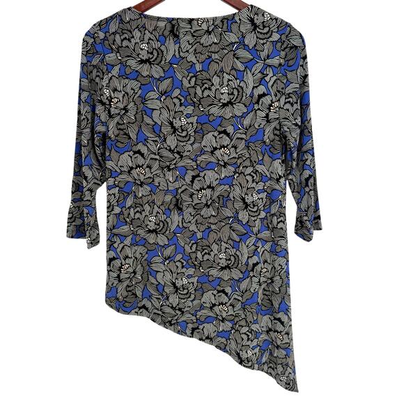 Chicos Travelers Petite SMALL US 4/6 0P Super Stretchy Slinky Blouse Shirt Top - Picture 8 of 8